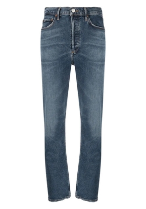 AGOLDE high-waisted slim-fit jeans - Blue