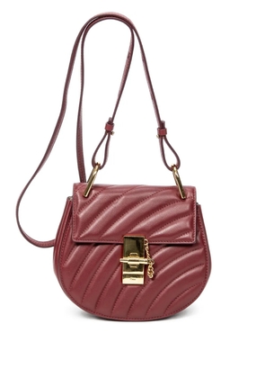 Chloé Pre-Owned mini Drew Bijou quilted cross body bag - Red