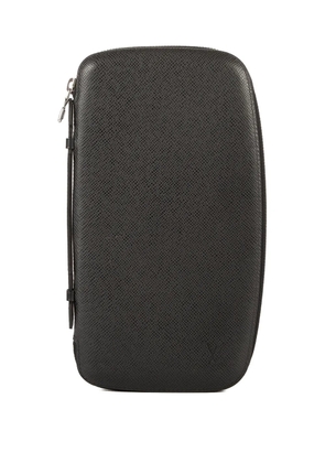 Louis Vuitton Pre-Owned zip-around clutch bag - Black