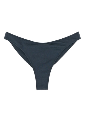 MC2 Saint Barth Naomi cheeky logo-patch bikini bottoms - Grey