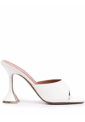 Amina Muaddi slip-on sandals - White