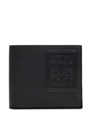 LOEWE embossed leather wallet - Black
