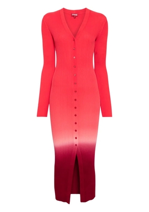 STAUD Shoko sweater dress - Red