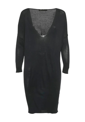Balenciaga Pre-Owned V-neck knitted dress - Black