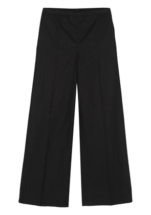 Moncler elasticated-waist wide-leg trousers - Black
