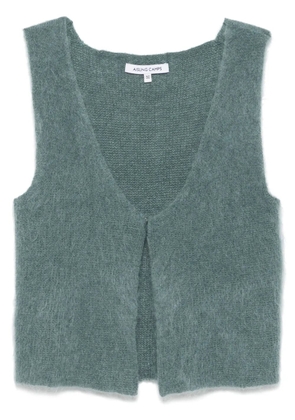 AISLING CAMPS brushed vest - Blue