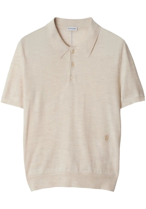 Burberry wool polo shirt - Neutrals