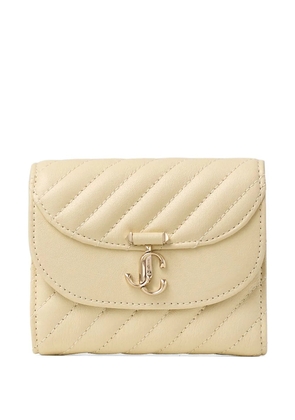 Jimmy Choo Curve Marinda quilted wallet - Neutrals