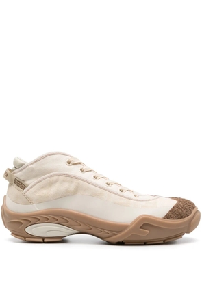 FENDI Lab canvas sneakers - Neutrals