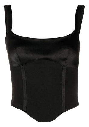 RXQUETTE Crush bodice top - Black