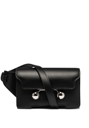 Marni Trunkaroo leather crossbody bag - Black