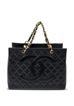 CHANEL Pre-Owned GST quilted chain-strap tote bag - Black
