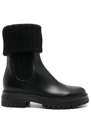 Gianvito Rossi 45mm folded Chelsea boots - Black