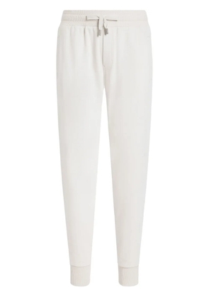 Dolce & Gabbana tag jersey track pants - Neutrals
