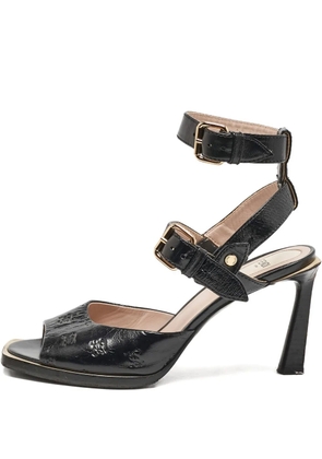 Fendi Pre-Owned 100mm leather sandals - Black