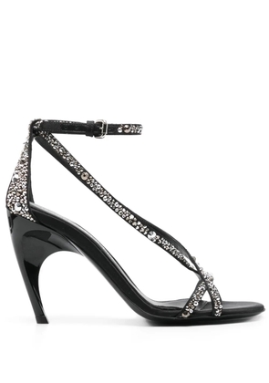 Alexander McQueen 95mm Armadillo sandals - Black