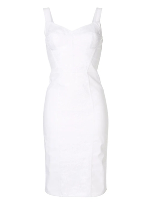 Dolce & Gabbana corset bustier dress - White