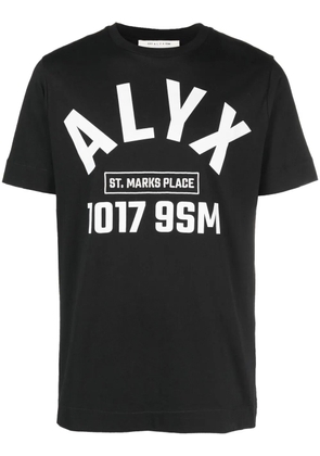 1017 ALYX 9SM Techno logo-print T-shirt - Black