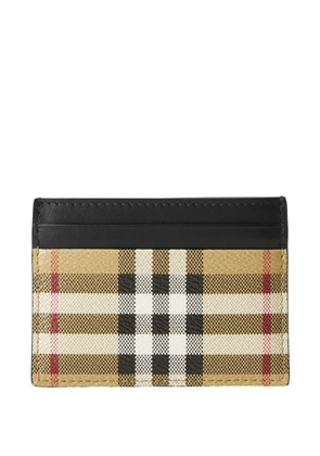 Burberry check card holder - Neutrals