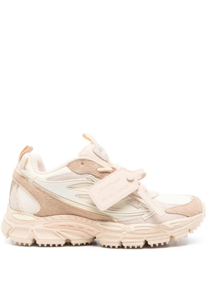 Off-White suede-panelled sneakers - Neutrals