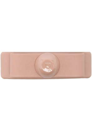 Ferragamo enamel hair clip - Neutrals