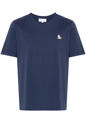 Maison Kitsuné Chillax Fox-motif T-shirt - Blue