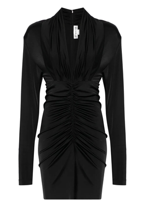 Victoria Beckham ruched mini dress - Black