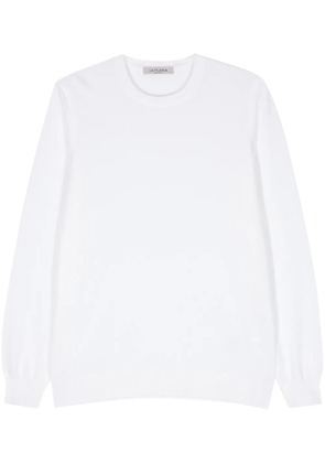 Fileria long-sleeve cotton jumper - Neutrals