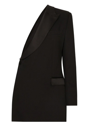 Dolce & Gabbana one-shoulder asymmetric blazer - Black