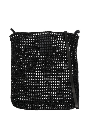 DRAGON DIFFUSION knitted shoulder bag - Black