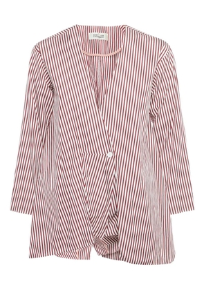 DVF Diane von Furstenberg striped blouse - White