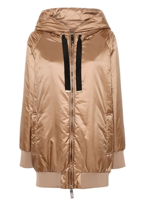 Max Mara hooded parka coat - Brown