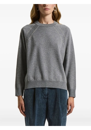 Peserico crew-neck sweater - Grey