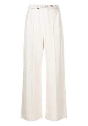 BOSS technical-jersey wide-leg trousers - Neutrals