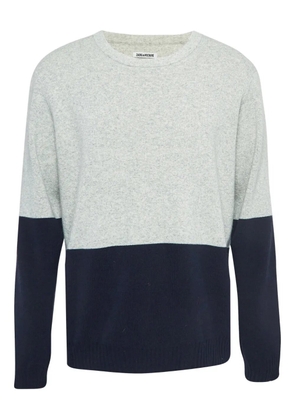 Zadig&Voltaire colour-block wool sweater - Grey