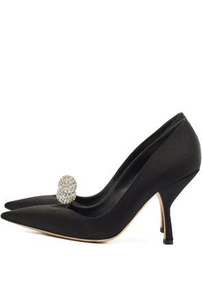 Christian Dior Pre-Owned Comete crystal-embellished pumps - Black