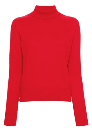 Victoria Beckham roll-neck wool jumper - Red