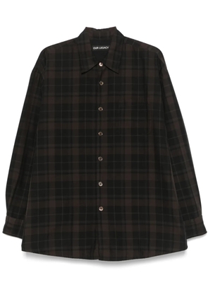 OUR LEGACY Borrowed shirt - Black