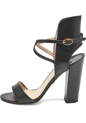 Paul Andrew leather ankle-strap sandals - Black