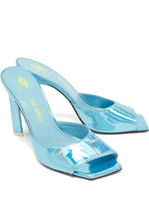 The Attico 115mm Devon leather sneakers - Blue