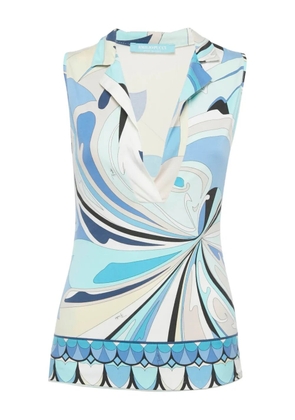 PUCCI Pre-Owned sleeveless top - Blue