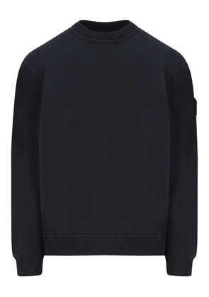 Stone Island patch-pocket cotton sweatshirt - Blue