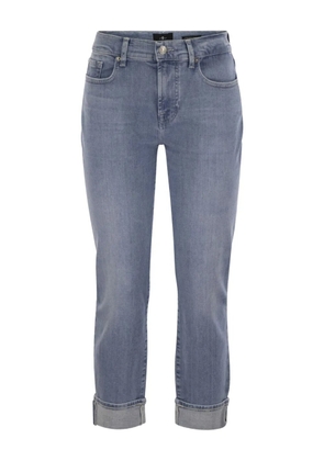 7 For All Mankind rolled belt-loop jeans - Blue