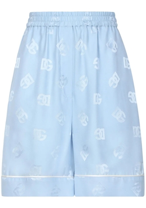 Dolce & Gabbana DNA logo-print shorts - Blue