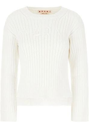 Marni cotton-blend jumper - White