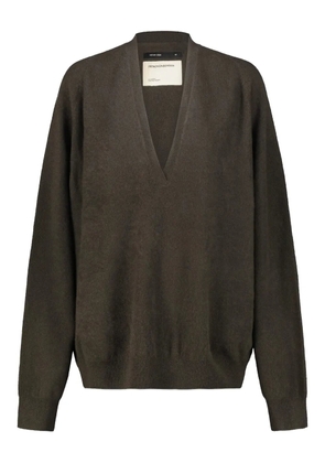 Frenckenberger V-neck cashmere sweater - Green