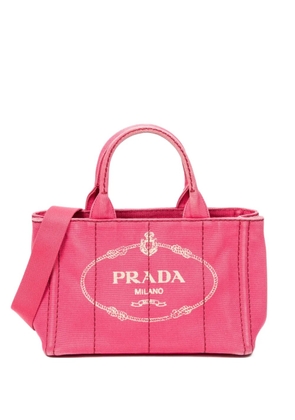 Prada Pre-Owned small Canapa tote bag - Pink