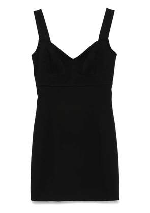 Dolce & Gabbana sweetheart-neck mini dress - Black