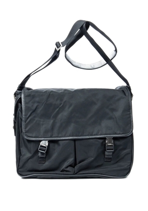 Prada Pre-Owned large buckled shoulder bag - Black