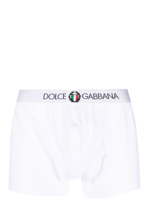 Dolce & Gabbana logo-print cotton boxers - White